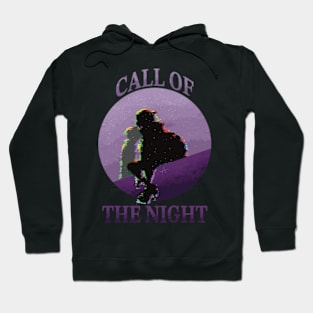 COTN11 Fanart Glitch Nazuna Nanakusa x Kou Yamori Call of the Night Yofukashi no Uta Couple Wallpaper Awesome Vintage Sunset Silhouette Vampire Anime Girls Characters Season 2 Animangapoi August 2023 Hoodie